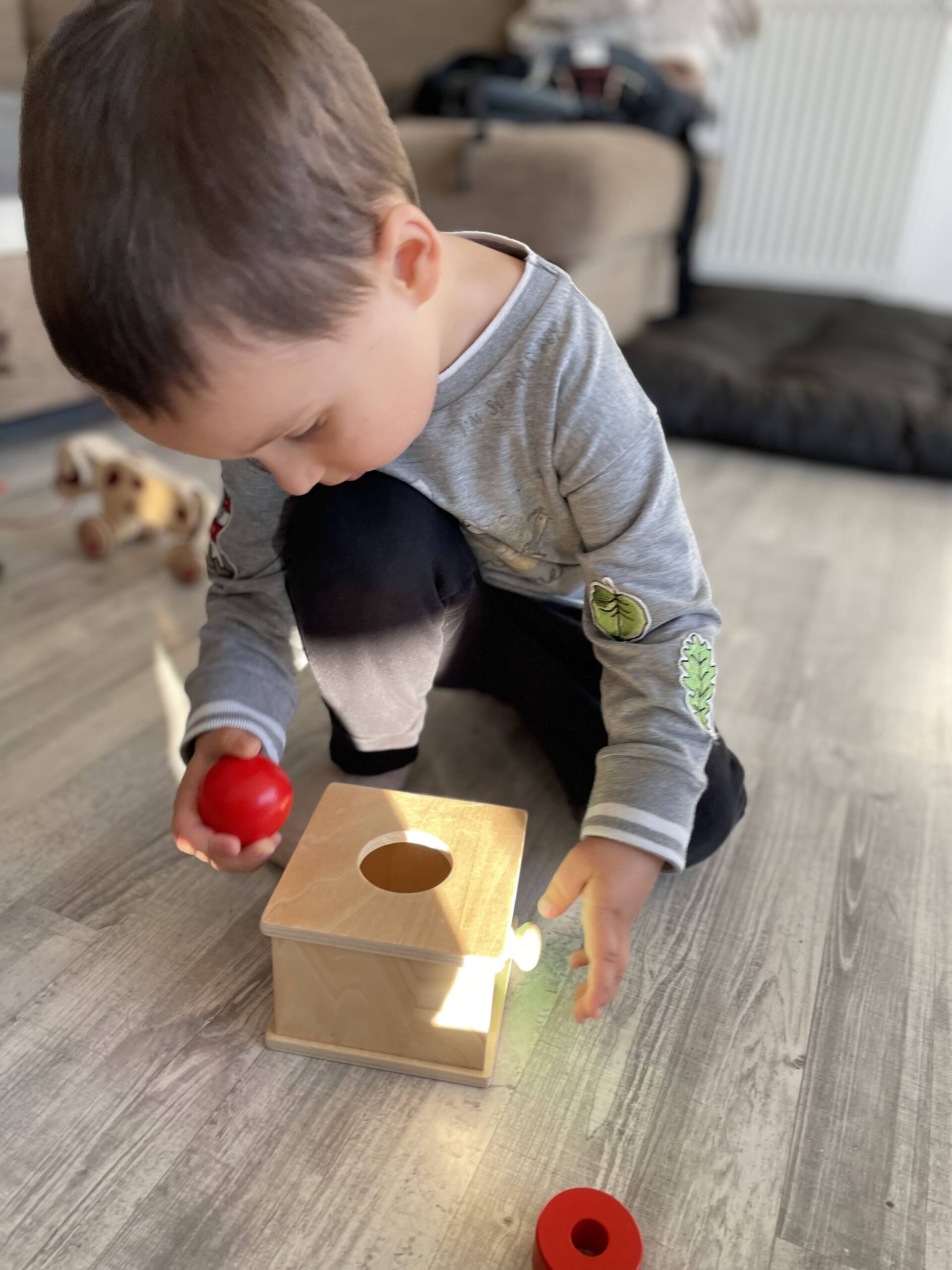 Zaboj s predalom in kroglo 2 Zaboj s predalom in kroglo - slika 2