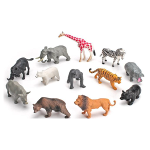 Komplet divjih živali – 12 figuric živali iz naravnega okolja