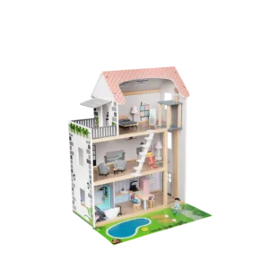 Komplet lesene hišice